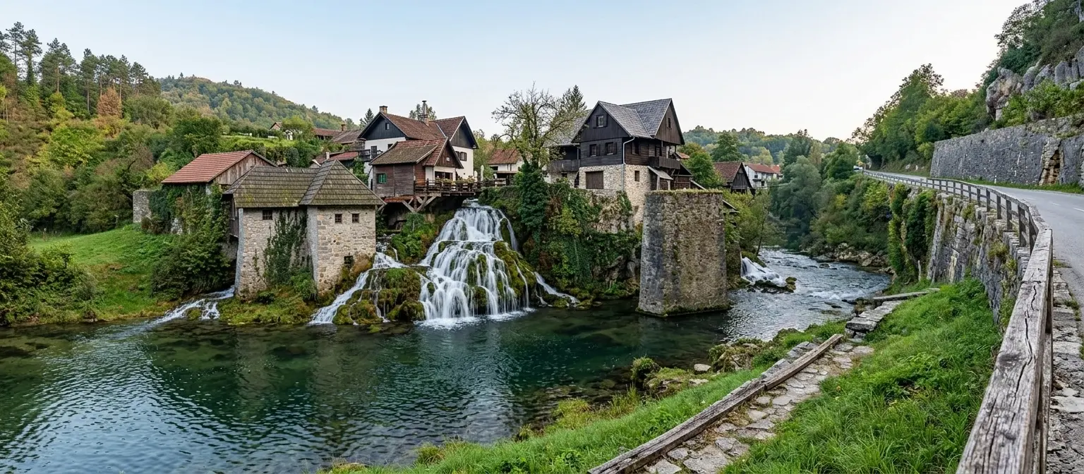 Plitvice Lakes for a private Croatia route from Zagreb